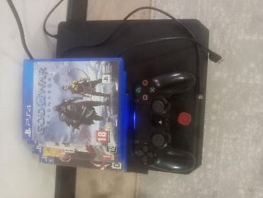 Техника жана электроника: PlayStation 4 (Slim) с комплектом игр с памятью-1TB и пломбой гаранти — 3