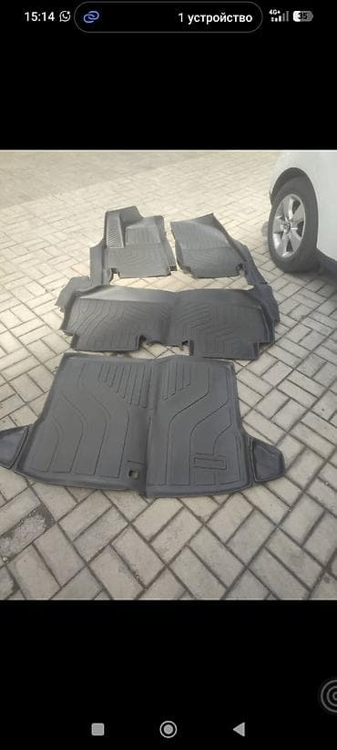 полик на ваз: 3D Резиновые Полики Для салона Changan, цвет - Черный, Новый, Самовывоз — 2