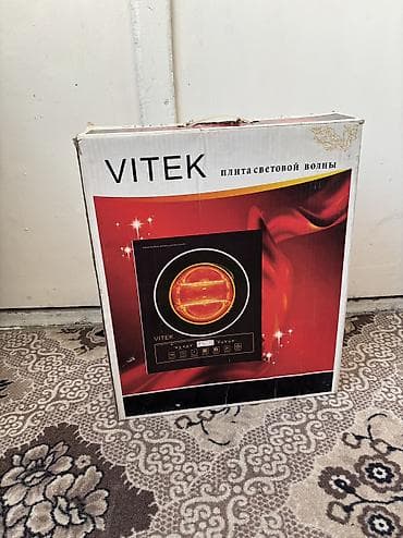 Переносные плиты: Vitek, Электрическая, Б/у, Сенсорное — 1
