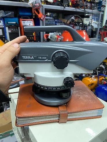 Оптический нивелир Terra PRO TR-36X, выполненный в сером и белом — 2