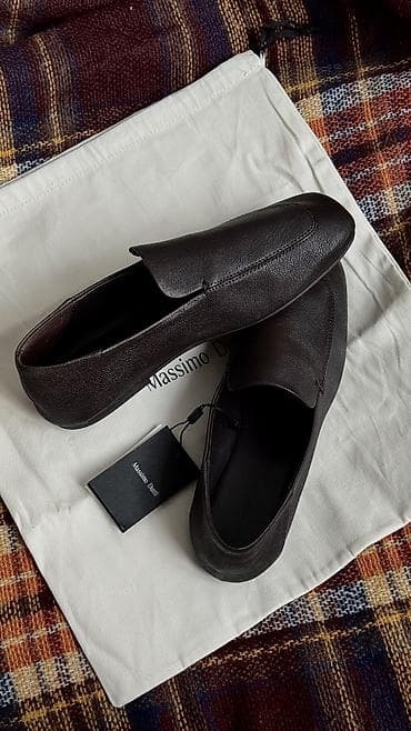 Домашние тапочки: Лоферы, 39, Massimo Dutti, Новый, цвет - Коричневый, Самовывоз, Платная доставка — 1