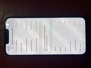 IPhone 13 Pro, Колдонулган, 256 ГБ, Графит, Кабель — 3