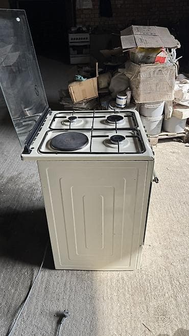 купить бу газовую плиту: Комбинированная, Механическое, Напольная, Б/у — 5