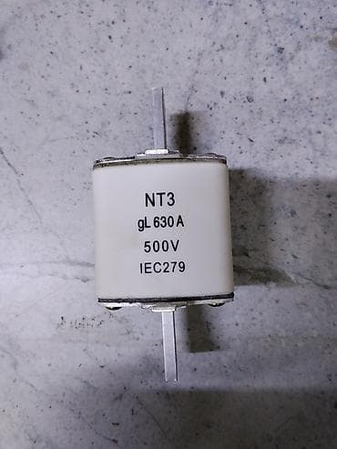 Плавкая вставка (предохранитель) NT3 gL 630A 500V - Номинальный ток