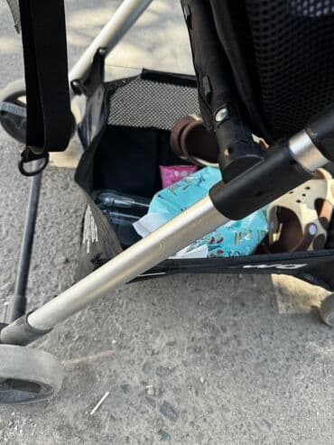 детская коляска в аренду: Коляска, цвет - Черный, Б/у — 5