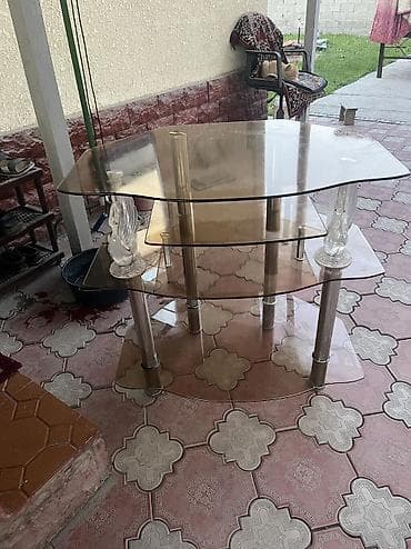 coffee table: Подставка телевизора стекло б/у отличном состоянии2500 сом тел — 1