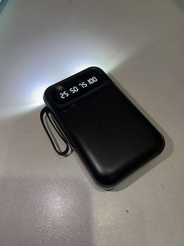 солнечный лампа: Внешний аккумулятор с встроенными кабелями и LED-индикацией заряда - — 4