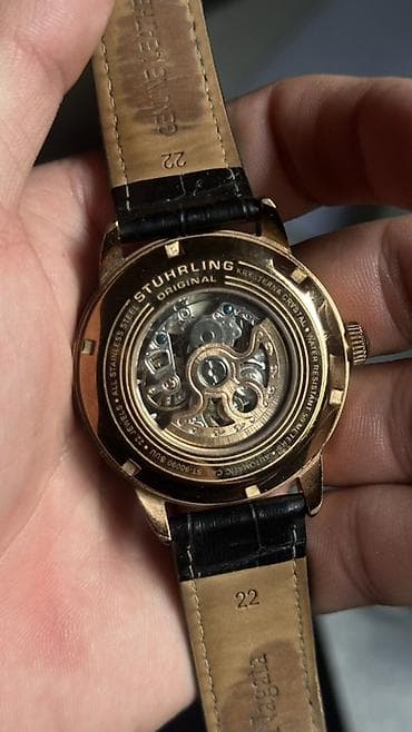 восток часы: Механические часы Stuhrling Original с автоподзаводом (скелетон) - — 3