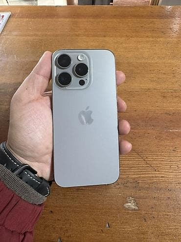 айфон с россии: IPhone 15 Pro, Б/у, 256 ГБ, Natural Titanium, Защитное стекло, Чехол, Зарядное устройство, 88 % — 1