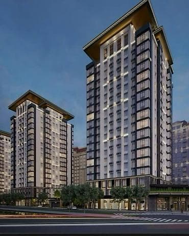 sky: 3 комнаты, 125 м², Асанбай мкр Элитка, 12 этаж, ПСО (под самоотделку) — 9