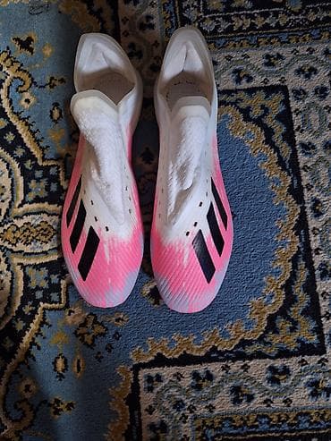Футбольные бутсы без шнурков Adidas X (линейка speed). - Цвет: белый — 3