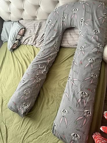 U-образная подушка для сна/беременных с наволочкой. - Форма