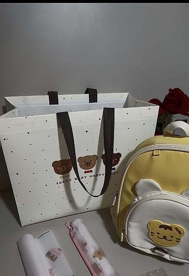 american eagle: Детская сумочка через плечо Kuromi (фиолетовая,розовая). Рюкзак — 6