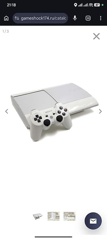 пл: PlayStation 3 super slim, прошитая состояние хорошее — 1