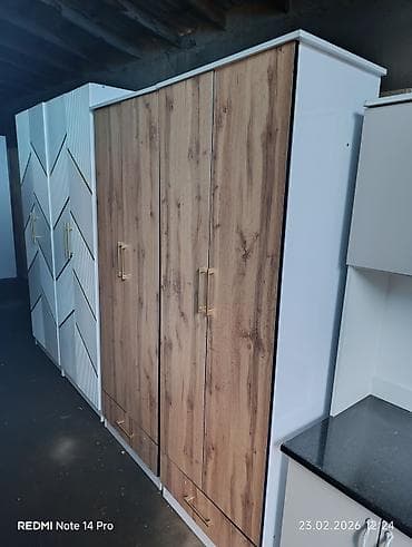 мягкая мебел: Шифоньер, шкаф для одежды, Прямой, ЛДСП — 5