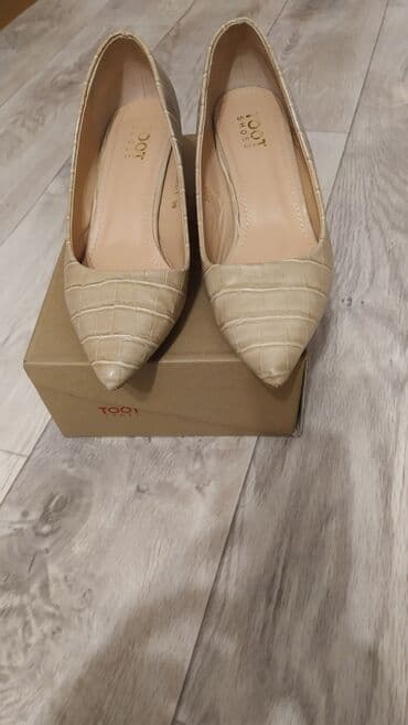 туфли беж цвет: Туфли лодочки. Каблук устойчивый, высота 5см. Фирма ТООТ — 2