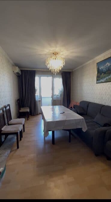 квартиры в золотом квадрате бишкек: 3 комнаты, 58 м², 104 серия, 5 этаж, Евроремонт — 1