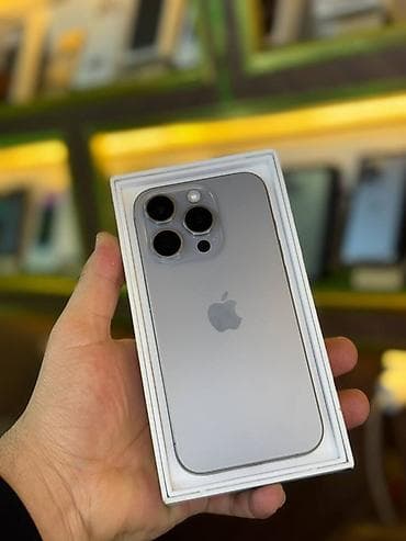 айфон 13 цена бишкек бу: IPhone 15 Pro, Колдонулган, 256 ГБ, Күмүш, Куту, 83 % — 2