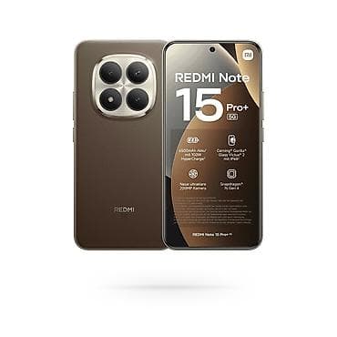 Redmi, Redmi Note 15 Pro Plus, Новый, 512 ГБ, цвет - Коричневый, 2 SIM