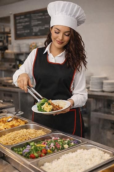 дом вещи: Стильный и удобный фартук, созданный для ежедневной работы. Модель — 6