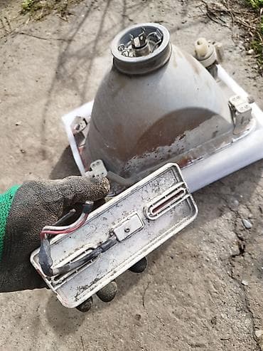 фара 222: Фара прямоугольная для автомобиля + задний катафот/подсветка номера — 4