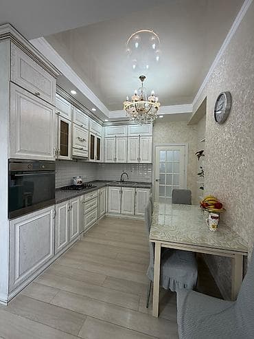 дом мкр джал: 4 комнаты, С мебелью полностью — 5