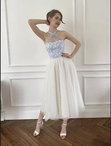 dyson заколка для волос: Вечернее платье, Пышное, Длинная модель, Фатин, Без рукавов, Корсет, M — 10