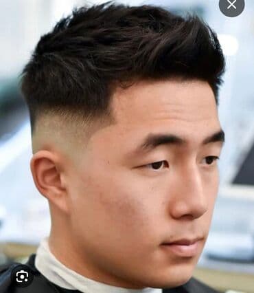 Услуга мужской стрижки, выполненная с использованием техники "фэйд" at lalafo.kg Услуга мужской стрижки, выполненная с использованием техники "фэйд"