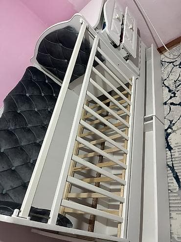 Игрушки: Детская кровать трансформер, Другой тип, цвет - Белый — 2