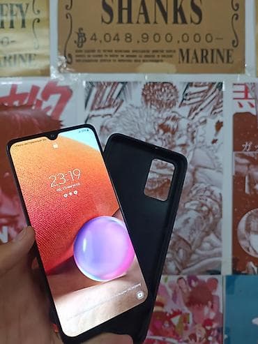 iphone 16 e: Samsung Galaxy A32, Б/у, 128 ГБ, цвет - Черный, 2 SIM, eSIM — 4