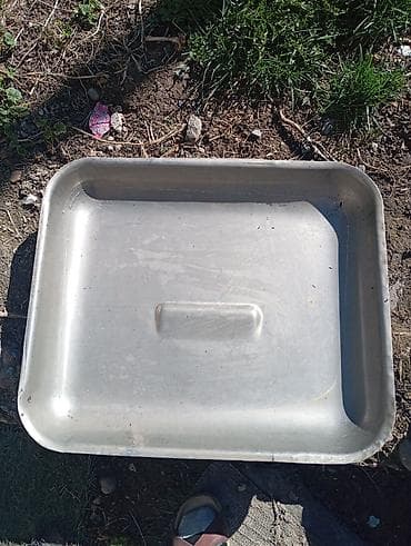 стеклянная крышка: Крышка для гастроёмкости/противня, прямоугольная. - Материал: металл — 1