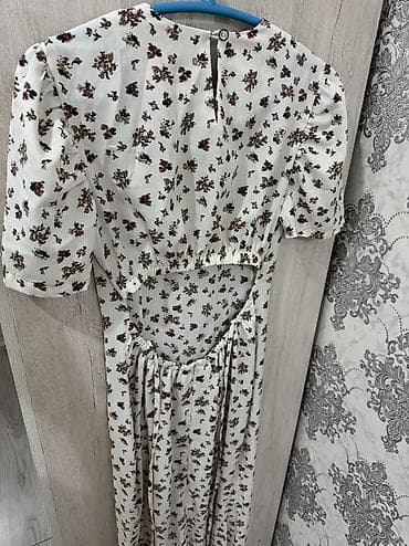 Жеке буюмдар: ⸻ 🤍 Длинное платье с цветочным принтом 🤍 Элегантное приталенное — 2