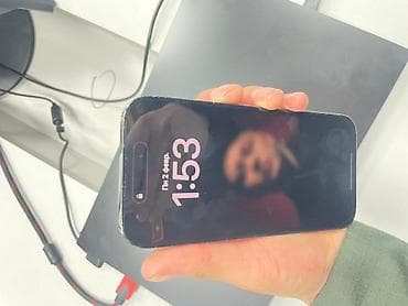 imac 2019: IPhone 14 Pro, Б/у, 256 ГБ, Черный, Кабель, 80 % — 1