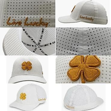 world cup: Black Clover. Перфорированная бейсболка с логотипом Clover. Вышивка — 4