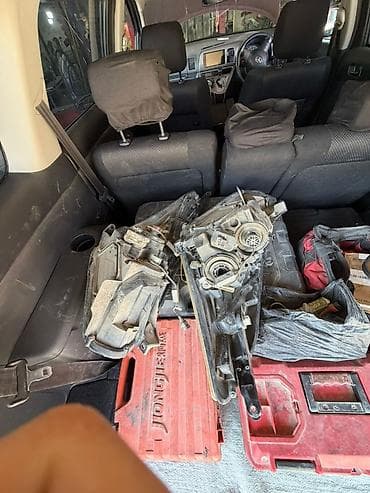 Комплект передних фар Toyota 2008 г., Б/у, Оригинал, Япония — 2