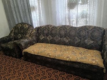 Угловые диваны: Продается диван и два кресла . Сокулук. Цена договорная w/p — 2