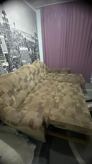 угловой диван из кожзаменителя: Угловой диван, С ящиками — 3