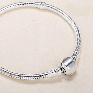 мужская серебро: Элегантный браслет Ц из полированного серебра — воплощение стиля и — 3