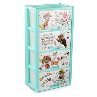 набор щенячий патруль: Детский комод, Новый, Без пеленального столика, Пластик — 1