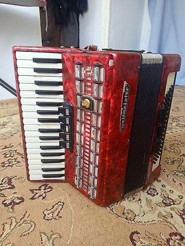 другие музыкальные инструменты: Аккордеон Weltmeister (ГДР), клавишно-кнопочный, в фирменном кофре — 3
