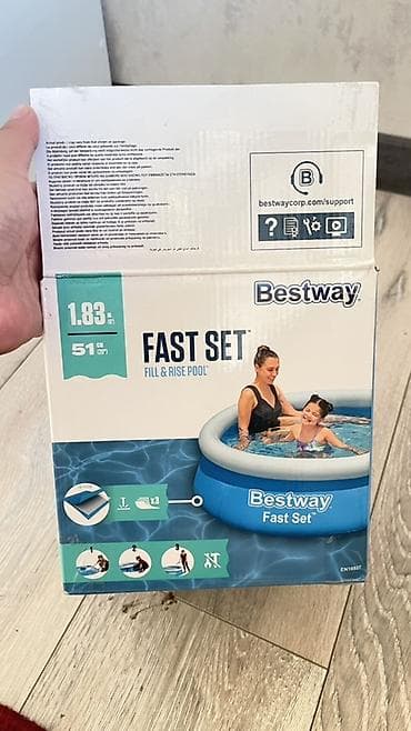Надувной каркасный бассейн Bestway Fast Set - Серия: Fast Set, Fill — 6