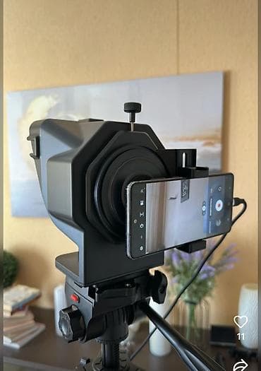 накамерный монитор: Телесуфлёр для смартфонов и DSLR-камер с Bluetooth-пультом - — 6