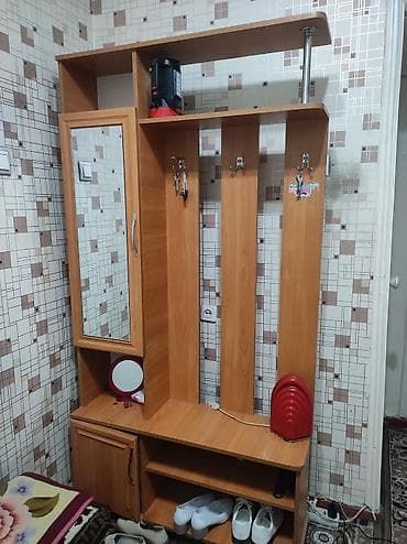 Гарнитур для прихожей, Зеркало, ДСП, цвет - Коричневый