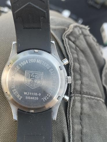 часы калькулятор: Спортивные часы часы, TAG Heuer, Таймер и секундомер, Водонепроницаемые, Мужские — 2