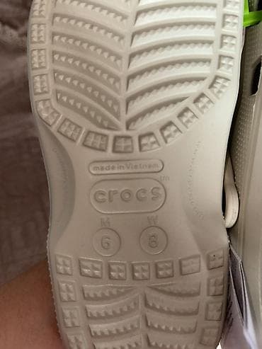 coros pace 3: Сабо, 38, Crocs, Новый, цвет - Бежевый — 2