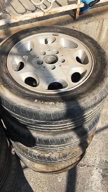 128 стиль диск: Колеса в сборе R 15, Лето, Б/у, Комплект, Легковые, Литые, отверстий - 5 — 1