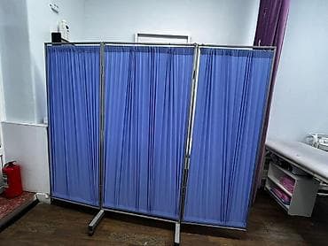 эндоскоп цена: Перегородка‑ширма медицинская мобильная, трехсекционная — 1