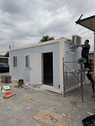 Готовый модульный дом 6×3 м — утеплённый, с электрикой и отделкой! at lalafo.kg Готовый модульный дом 6×3 м — утеплённый, с электрикой и отделкой!