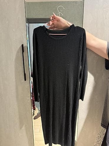 Повседневное платье, Трикотаж, Прямое at lalafo.kg Повседневное платье, Трикотаж, Прямое