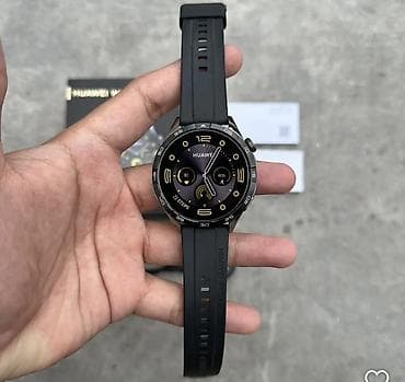 garmin vivoactive 4: HUAWEI Watch GT 4 (46 мм), черный силиконовый ремешок Реальному — 1